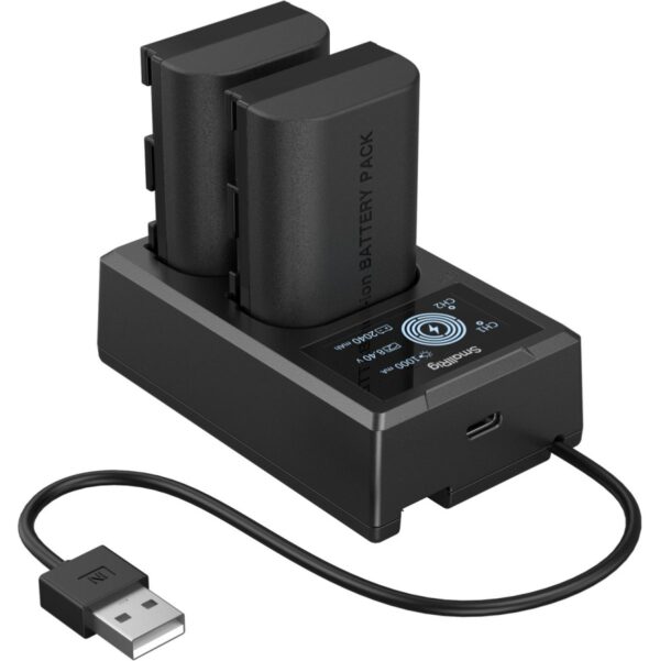 SmallRig 5409 Camera Battery X2 And Charger Kit For Canon...