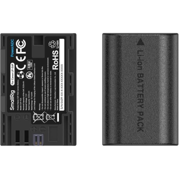 SmallRig 5409 Camera Battery X2 And Charger Kit For Canon...