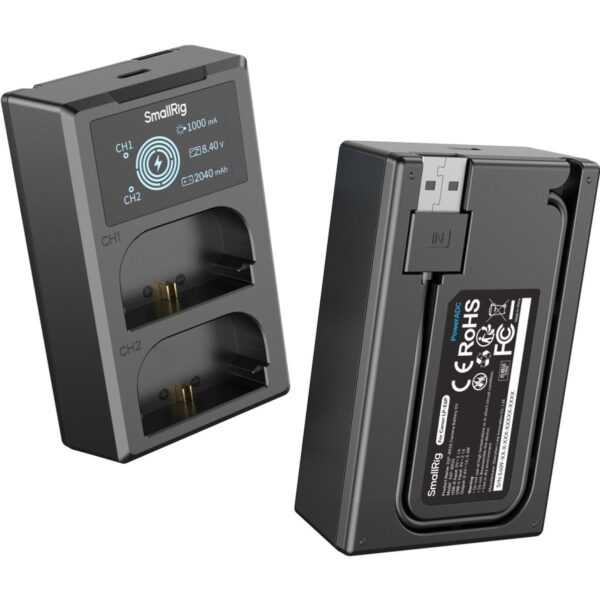 SmallRig 5409 Camera Battery X2 And Charger Kit For Canon...