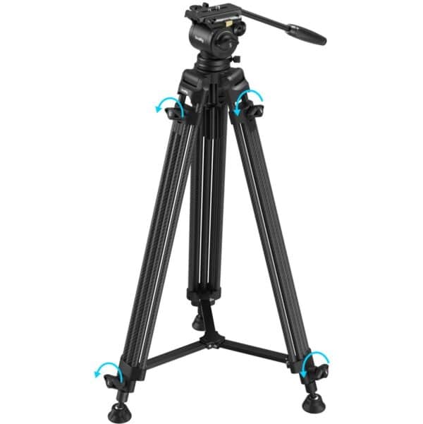 SmallRig 5441 AD14 Heavy-Duty Carbon Fiber Tripod