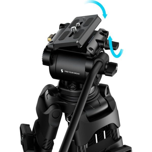 SmallRig 5443 FSD14 Freespeed Heavy-Duty Carbon Fiber Tripod