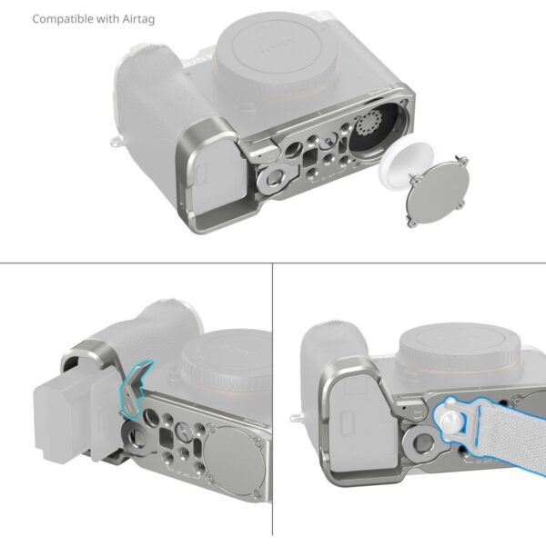 SmallRig 5482 Baseplate w/ Airtag Slot For Sony Alpha 7C ...