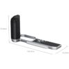 SmallRig 5706 L-Shaped Mount Plate w/ Silicone Handle For...