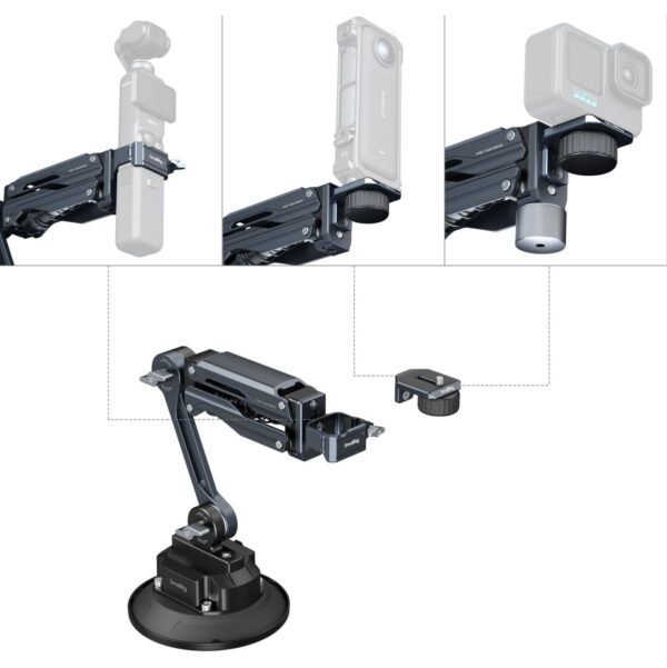 SmallRig 5507 Shock Absorber w/ Electronic Suction Cup