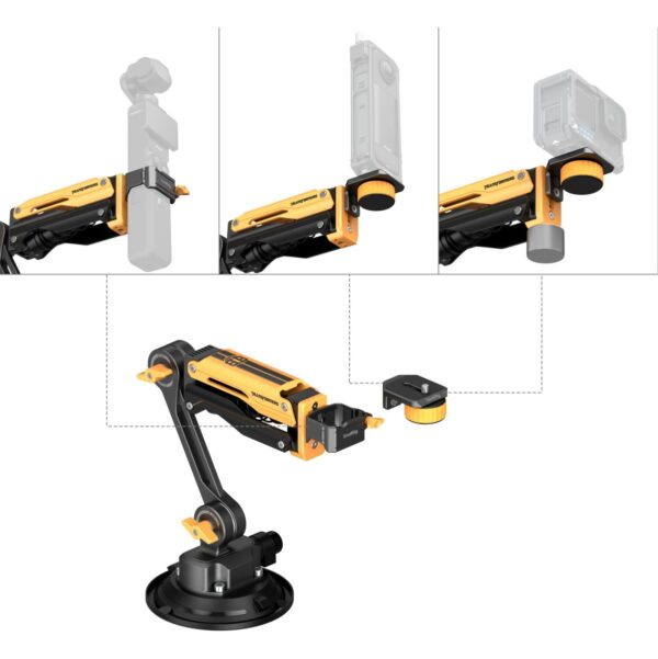 SmallRig 5528 Mini Shock Absorber Arm (Bumblebee Edition)