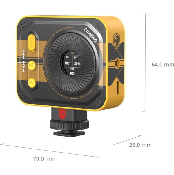 SmallRig 5511 Vibe P108 Pro Mini LED Video Light (Bumbleb...