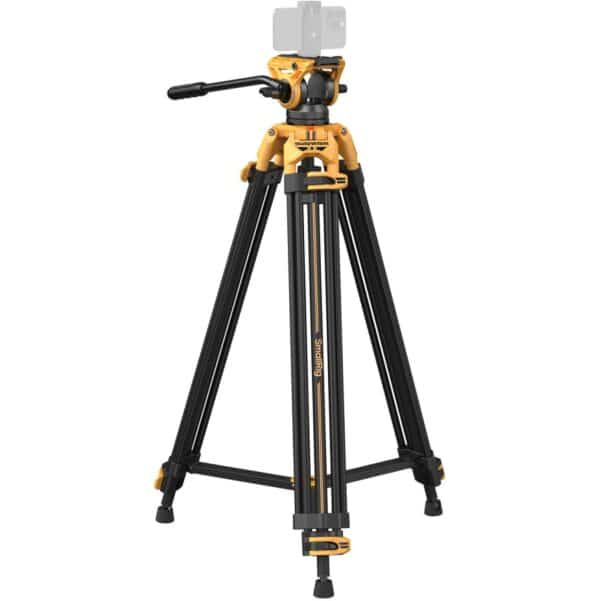 SmallRig 5523 Heavy-Duty Fluid Head Tripod AD-01 (Bumbleb...