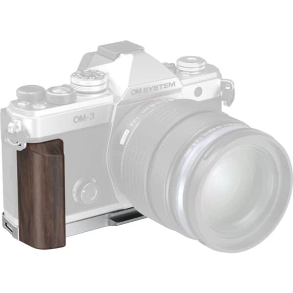 SmallRig 5563 L-Shaped Mount Plate w/ Wooden Handle For O...