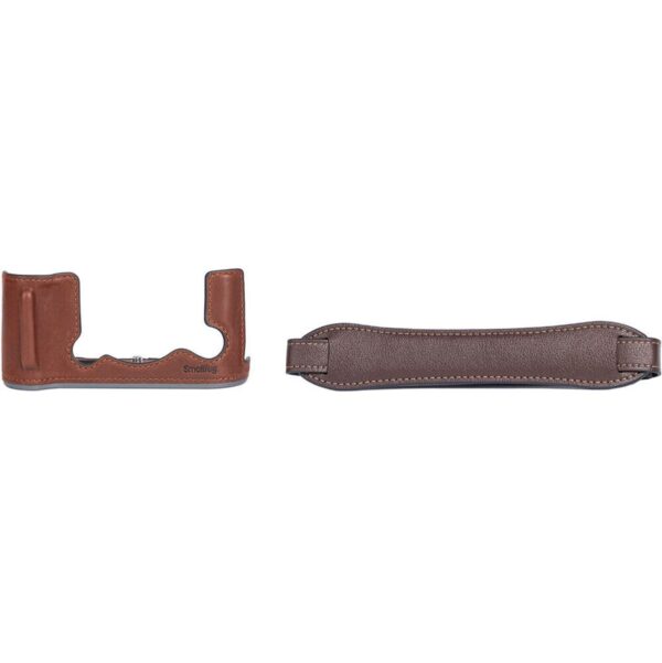 SmallRig 4710 Leather Half Case Kit For X-T50 (Brown)
