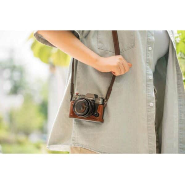 SmallRig 4710 Leather Half Case Kit For X-T50 (Brown)