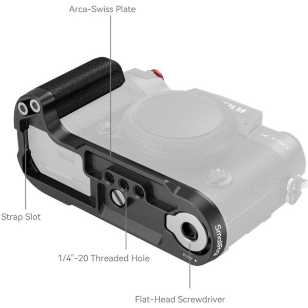 SmallRig 4783C L-Shape Grip For Fujifilm X-T50 (Silicone/...