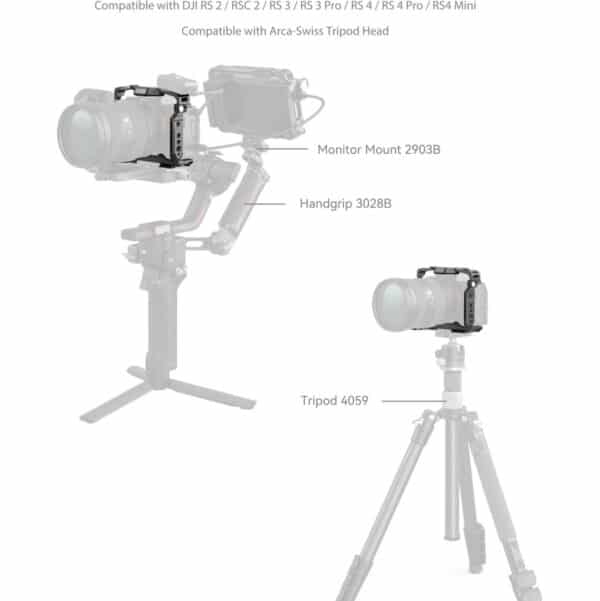 SmallRig 5583 Cage w/ Airtag Slot For Sony Alpha 7R V / 7...