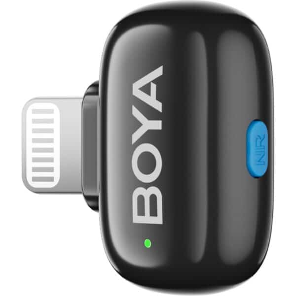 Boya MINI-12 - 2.4 GHz Ultra-Mini Wireless Microphone (Black) - 2TX + 2RX