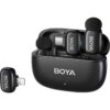 Boya MINI-12 - 2.4 GHz Ultra-Mini Wireless Microphone (Black) - 2TX + 2RX