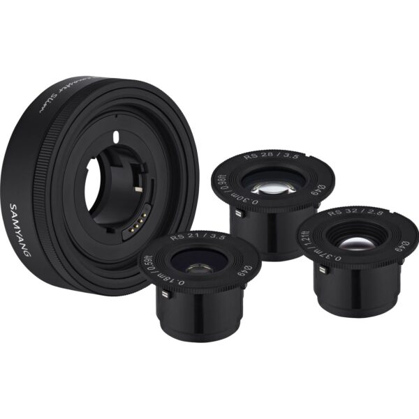 Samynag Remaster Slim Prime Lens Set 21mm, 28mm & 32mm for Sony FE