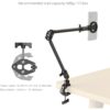 SmallRig 5626 Desktop Magic Arm w/ Crab-Shaped Clamp Kit ...