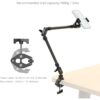 SmallRig 5625 Desktop Magic Arm w/ Crab-Shaped Clamp Kit
