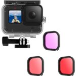 Telesin Waterdichte case+duikfilter-set GoPro 13/12/11/10/9