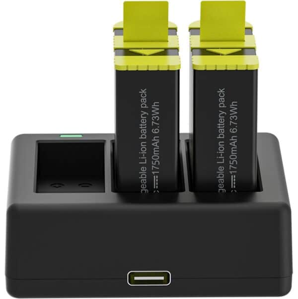 Telesin Oplader voor 3 batterijen + 2x accu GoPro 9/10/11/12