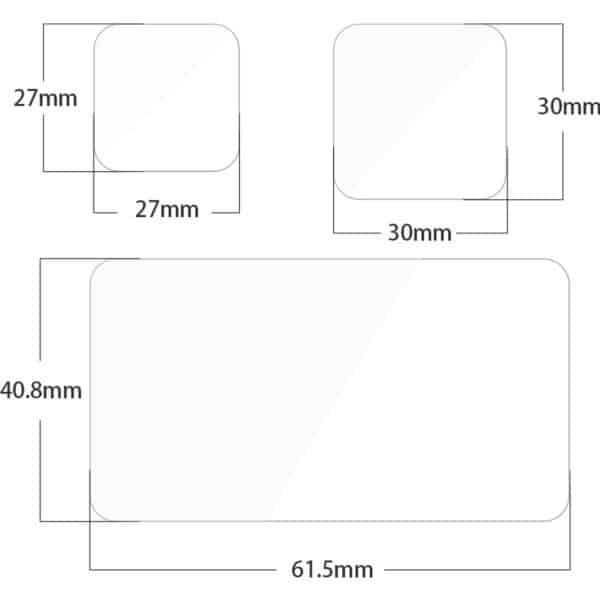 Telesin screenprotector gehard glas voor GoPro 9/10/11/12