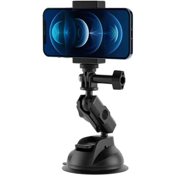Telesin Verstelbare Zuignap voor GoPro&smartphone Kunststof
