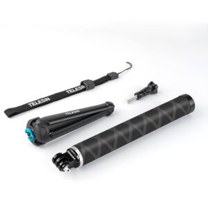 Telesin selfiestick carbon 90cm met statiefje