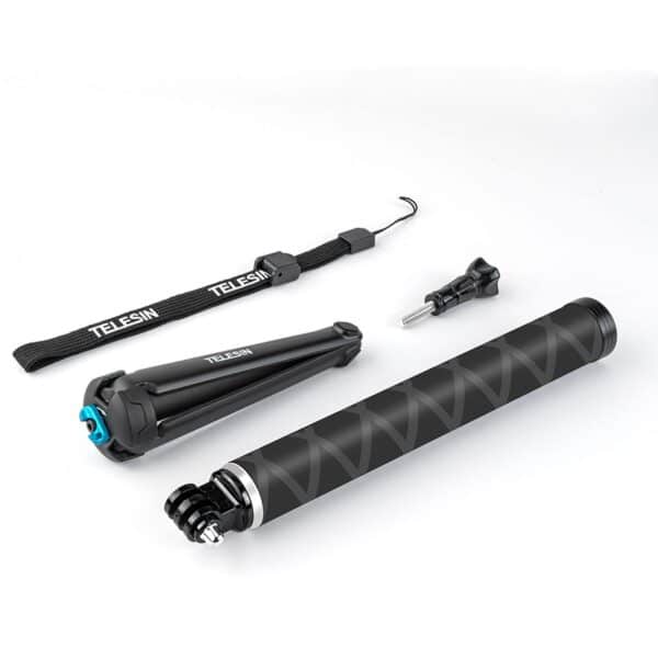 Telesin selfiestick carbon 90cm met statiefje