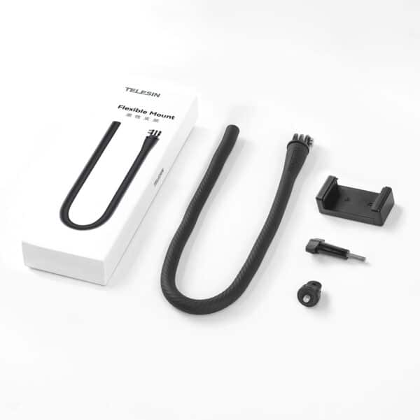 Telesin Flexibele arm voor GoPro & Smartphone met tel.houder