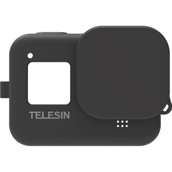 Telesin Beschermhoes siliconen voor GoPro 8 - Zwart