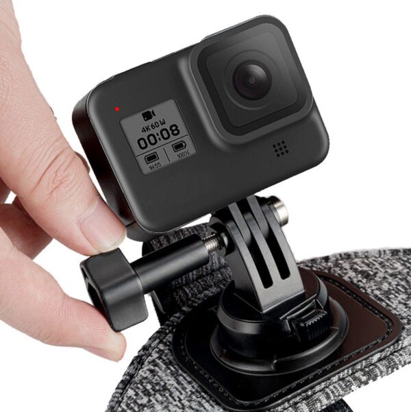 Telesin Dual Mount Head Strap (front + back)