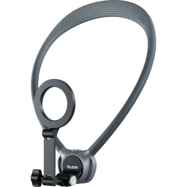 Telesin Neck Mount 360º Combo - GoPro & Smartphone - Grijs