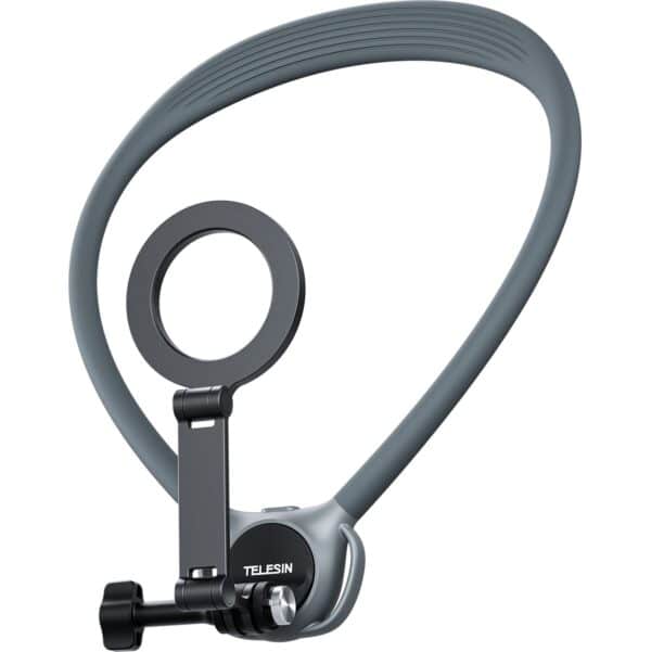 Telesin Neck Mount 360º Combo - GoPro & Smartphone - Grijs