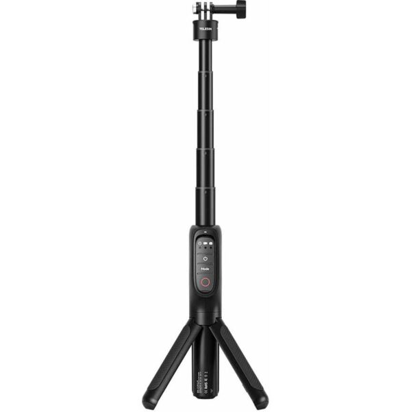 Telesin Powerbank Selfie Stick Statief met Remote voor GoPro