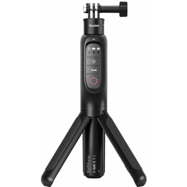 Telesin Powerbank Selfie Stick Statief met Remote voor GoPro