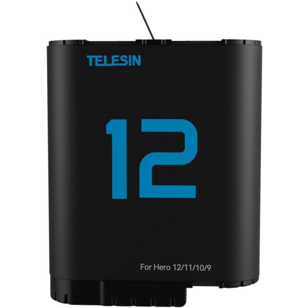 Telesin Opblaadbox met 2x Double Arc Accu - GoPro 12/11/10/9