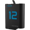 Telesin Opblaadbox met 2x Double Arc Accu - GoPro 12/11/10/9