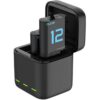 Telesin Opblaadbox met 2x Double Arc Accu - GoPro 12/11/10/9