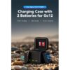 Telesin Opblaadbox met 2x Double Arc Accu - GoPro 12/11/10/9