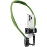 Telesin Smartphone Neck Mount met metalen klem - Groen