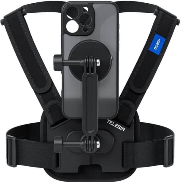 Telesin Chest Mount met case voor iPhone 16 Pro