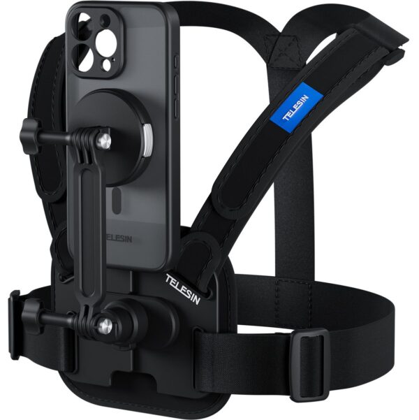 Telesin Chest Mount met case voor iPhone 16 Pro