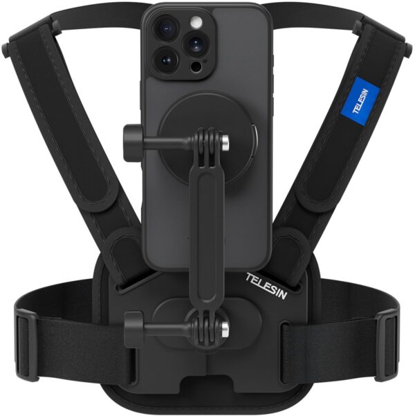 Telesin Chest Mount met case voor iPhone 16 Pro