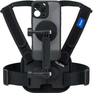 Telesin Chest Mount met case voor iPhone 16 Pro Max