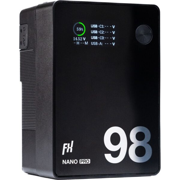 Fxlion Nano Pro 14.4V / 98Wh V-Mount Battery with PD 100W