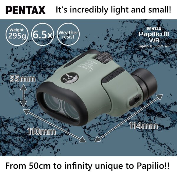 Pentax Papilio III 8.5X21 WR Olivie