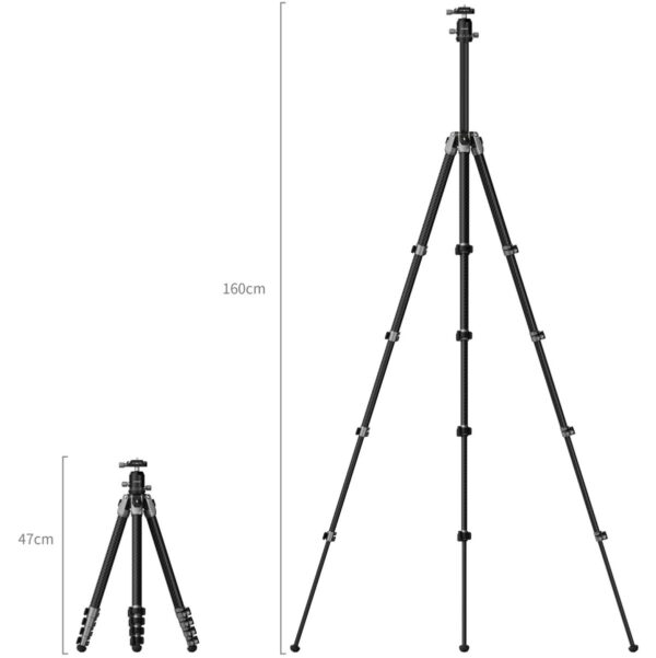 SmallRig 5478 Portable Photo Carbon Fiber Tripod
