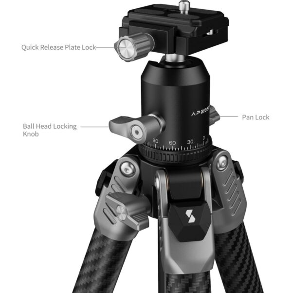 SmallRig 5478 Portable Photo Carbon Fiber Tripod
