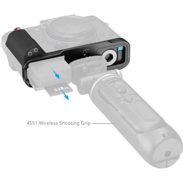 SmallRig 5663 L-Shaped Mount Plate w/ Silicone Handle For...
