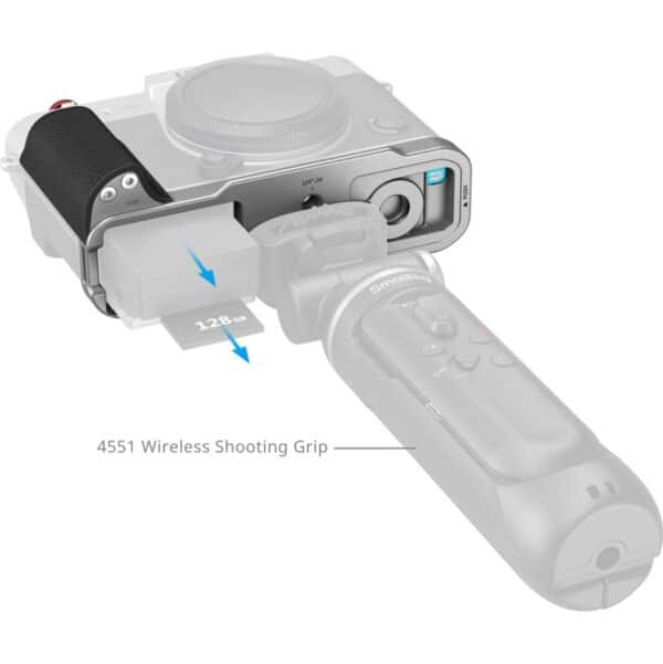 SmallRig 5664 L-Shaped Mount Plate w/ Silicone Handle For...