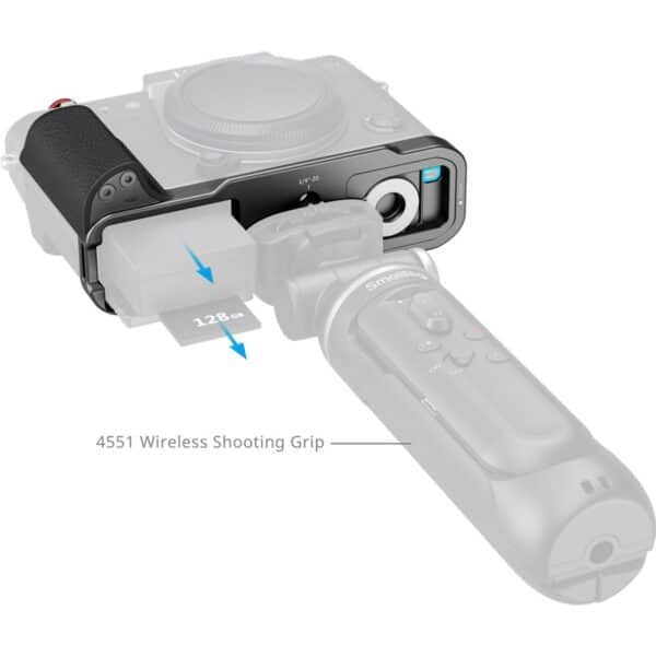 SmallRig 5665 L-Shaped Mount Plate w/ Silicone Handle Fuj...